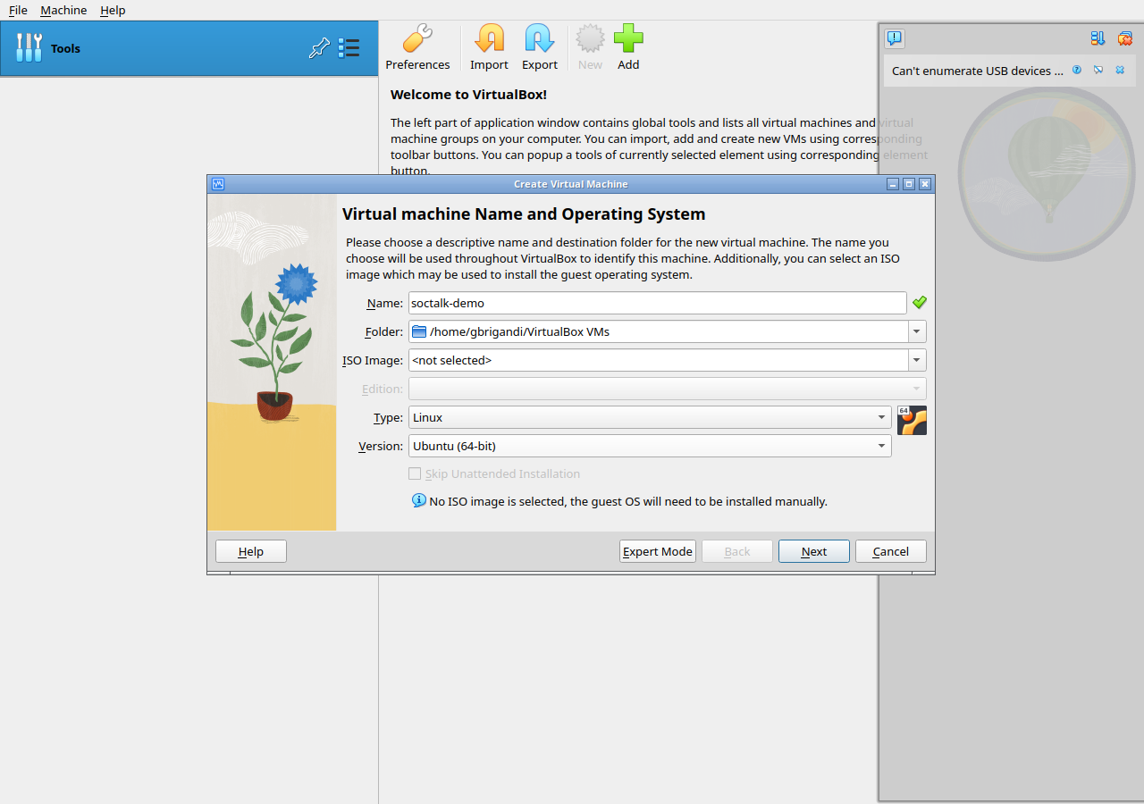 Name and OS